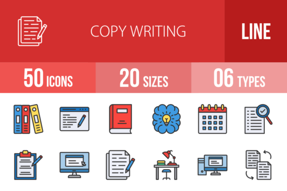 50 Copy Writing Filled Line Icons: A Practical Toolkit for Modern Creators