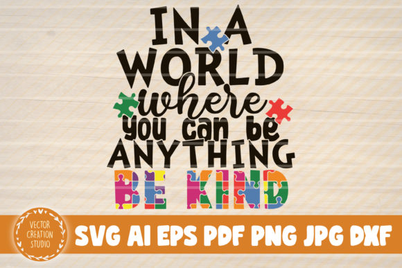 Be Kind Autism Quote: A Typeface for Awareness and Action