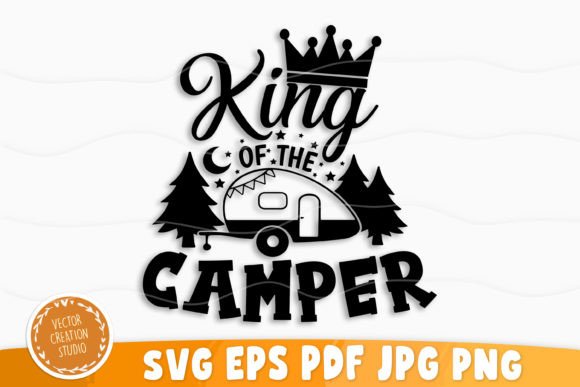 King of the Camper: A Bold Typeface for Outdoor Brands