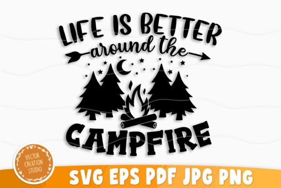 Life Is Better Around the Campfire: A Creative Font with Warmth and Character