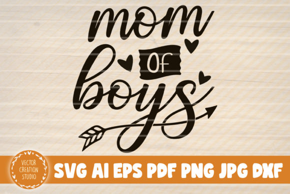 Mom of Boys: A Creative Font for Bold Branding
