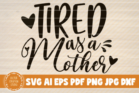 Tired As a Mother: The Honest Font for Real Life